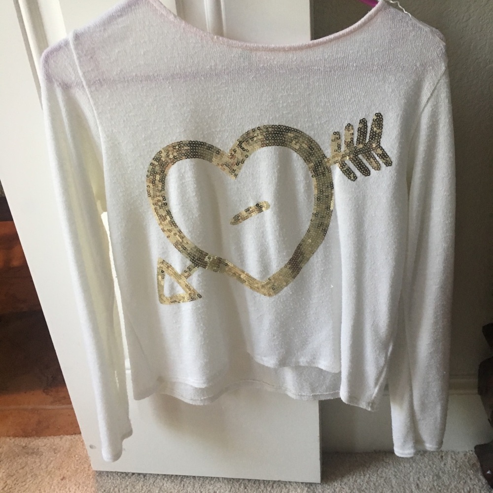 Gold Sequence H&M Kids tee